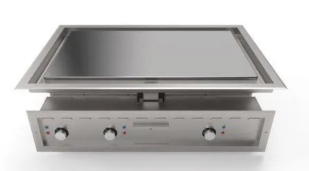 Mirror M1000E Di Drop In Heavy Duty Electric Chrome Griddle/Plancha