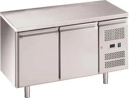 Chefsrange RC2H 2 Door Fridge Counter With Castors