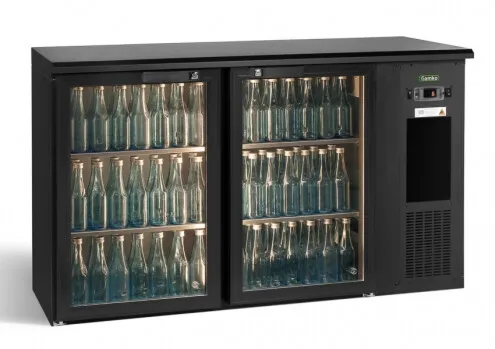 Gamko E3 22GMU84 2 Glass Door Under Counter Bottle Cooler 364 Litres