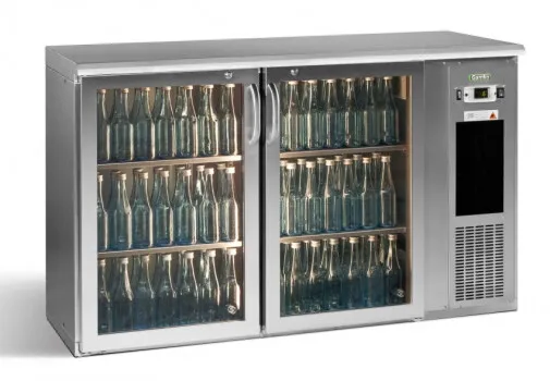 Gamko E3 22GMUCS84 2 Glass Door Under Counter Bottle Cooler 364 Litres