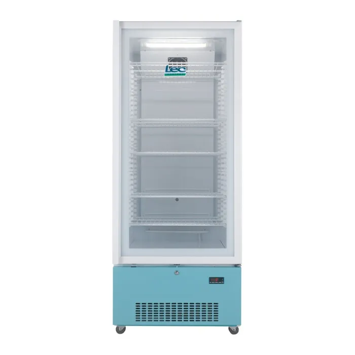 LEC Medical PG1607C Pharmacy Glass Door Display Refrigerator 444 Litres