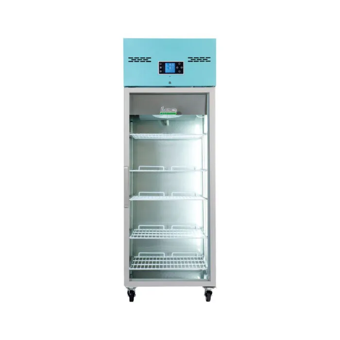 LEC Medical PGR600UK Freestanding Glass Door Pharmacy Refrigerator 600 Litres