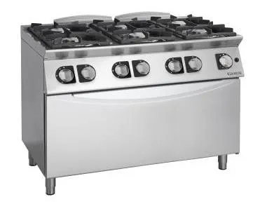 Giorik ECG760H - 6 Burner Gas Range With Maxi Oven