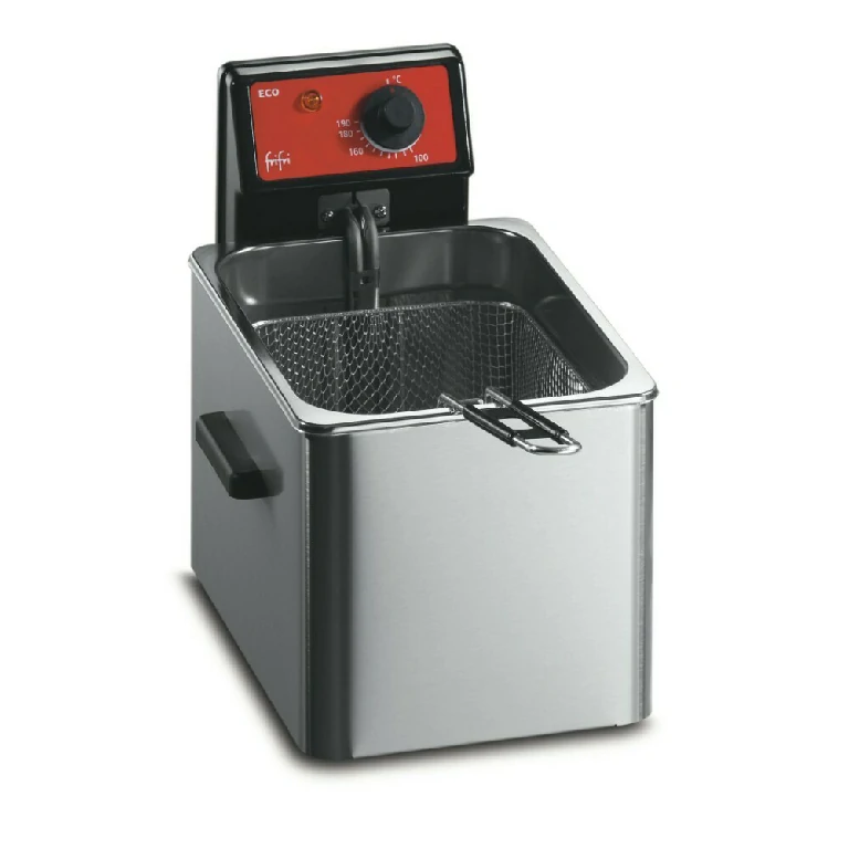 FriFri Eco 6 Electric Counter-top Single Tank Fryer - 1 Basket - W 254 mm - 3.2 kW