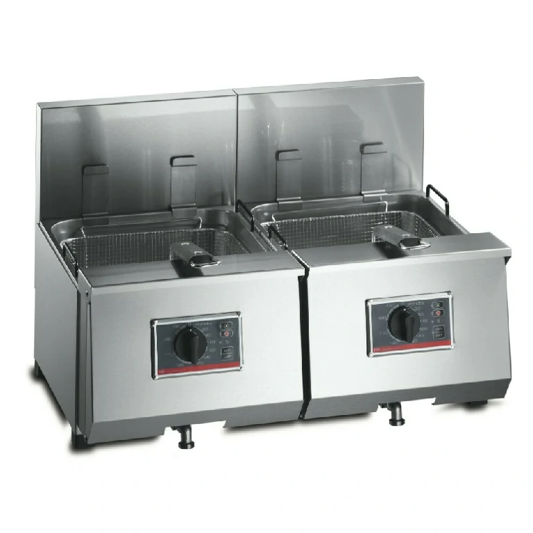 FriFri Profi+ 8 + 8 Electric Counter-top Twin Tank Fryer - 2 Baskets - W 720 mm - 2 x 6.9 kW