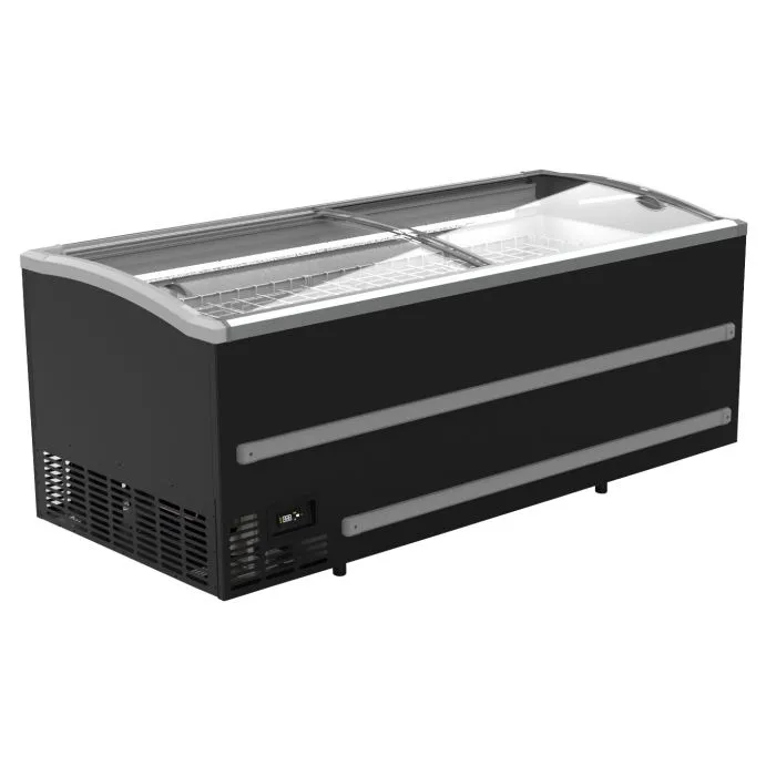 CombiSteel Supermarket Chest Freezer Black 1880 Litre