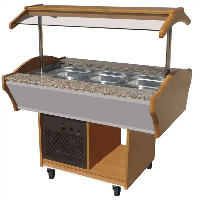 CombiSteel Refrigerated Buffet Wenge 3/1 GN
