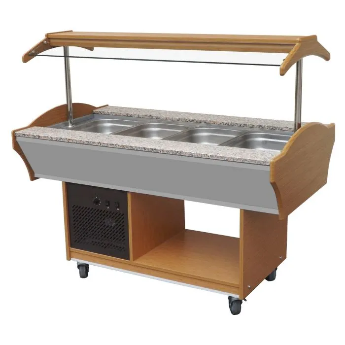 CombiSteel Refrigerated Buffet Wenge 4/1 GN