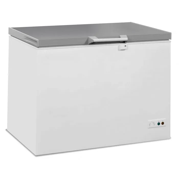 CombiSteel Chest Freezer Stainless Steel Cover 305 L