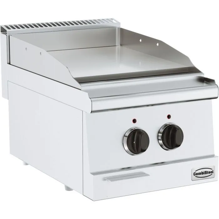 CombiSteel Base 600 Electric Fry Top 400 Chrome