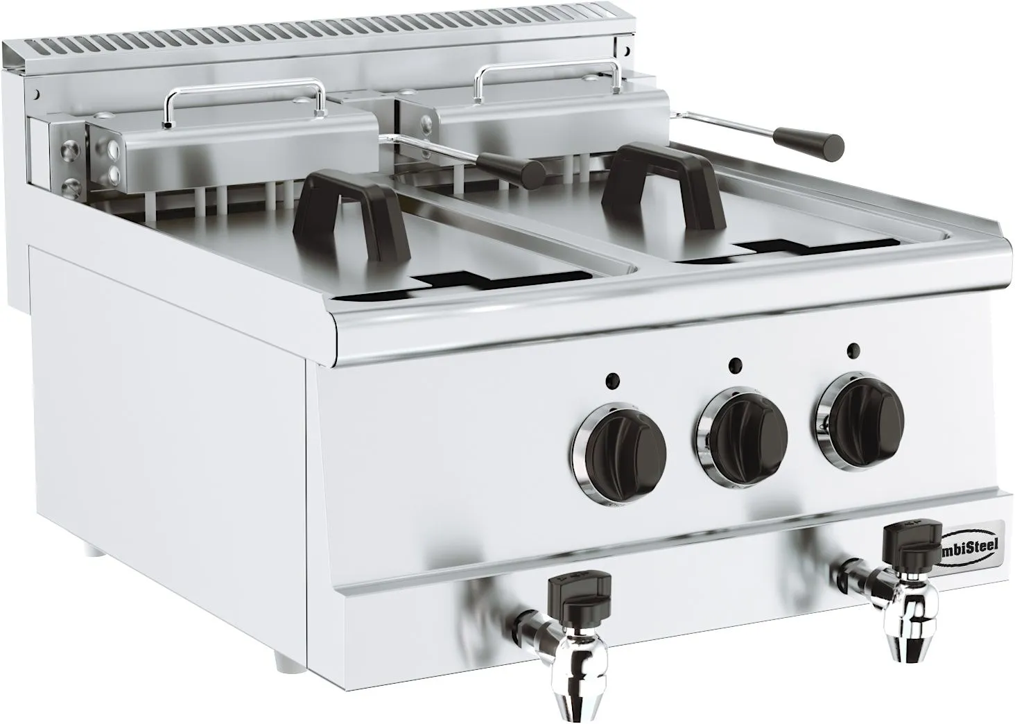 CombiSteel Base 600 Electric Fryer 2X10L 230V