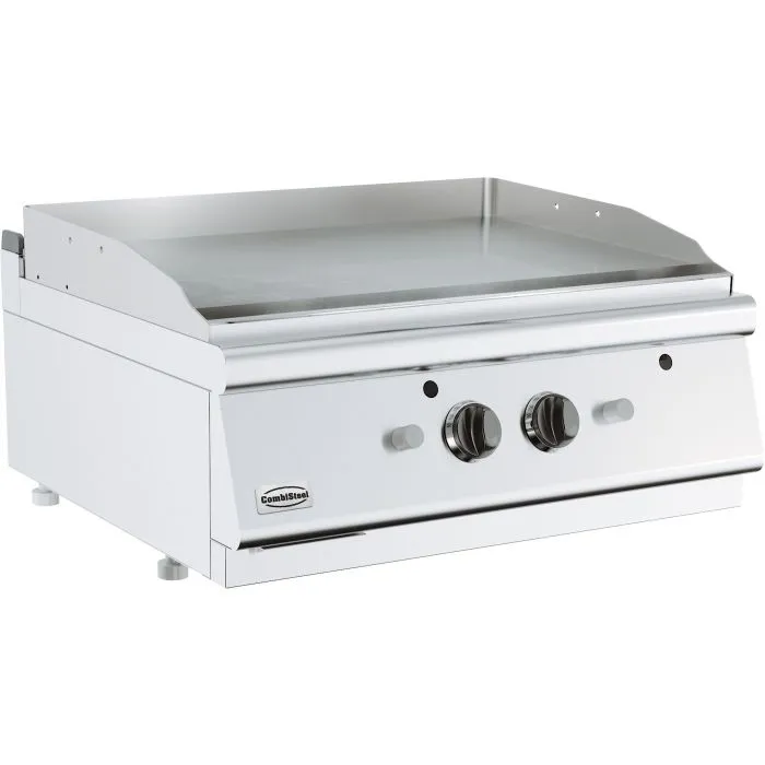 CombiSteel Base 700 Gas Fry Top Chrome Dual Zones