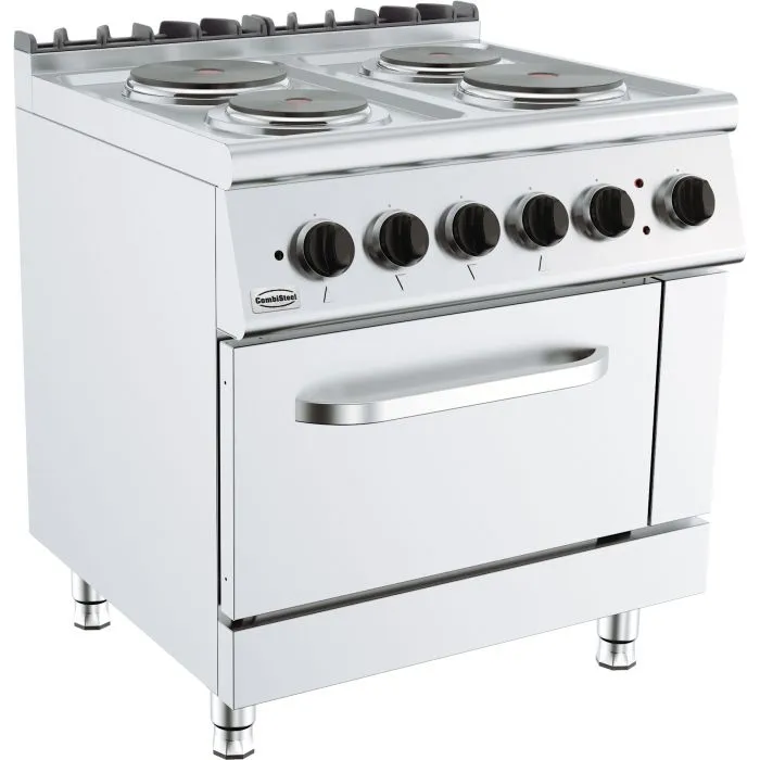 CombiSteel Base 700 Electric Range 4 Plates Electric Oven