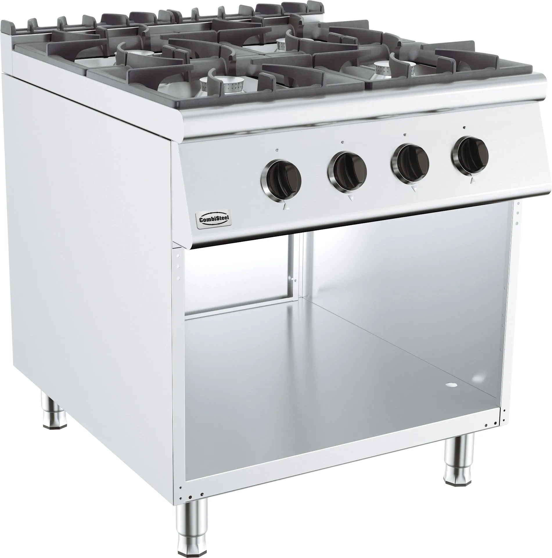 CombiSteel Base 900 Freestanding Gas Cooker Range 4 Burners