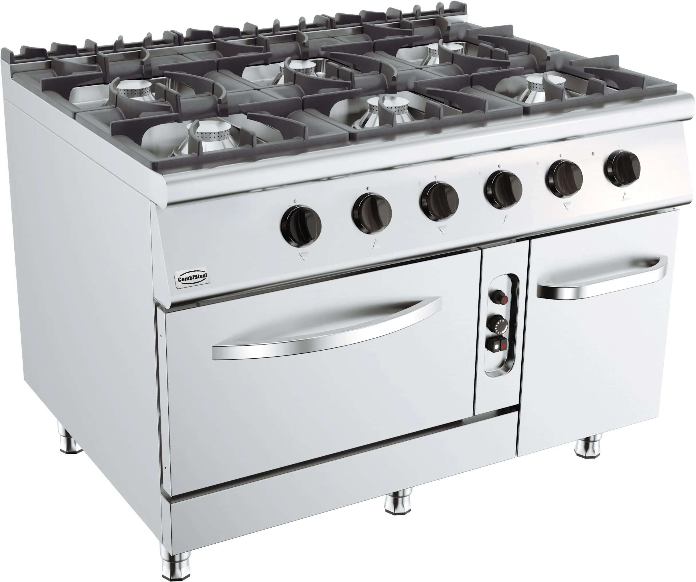 CombiSteel Base 900 Freestanding Gas Stove 6 Burner With 6 kW Gas Oven