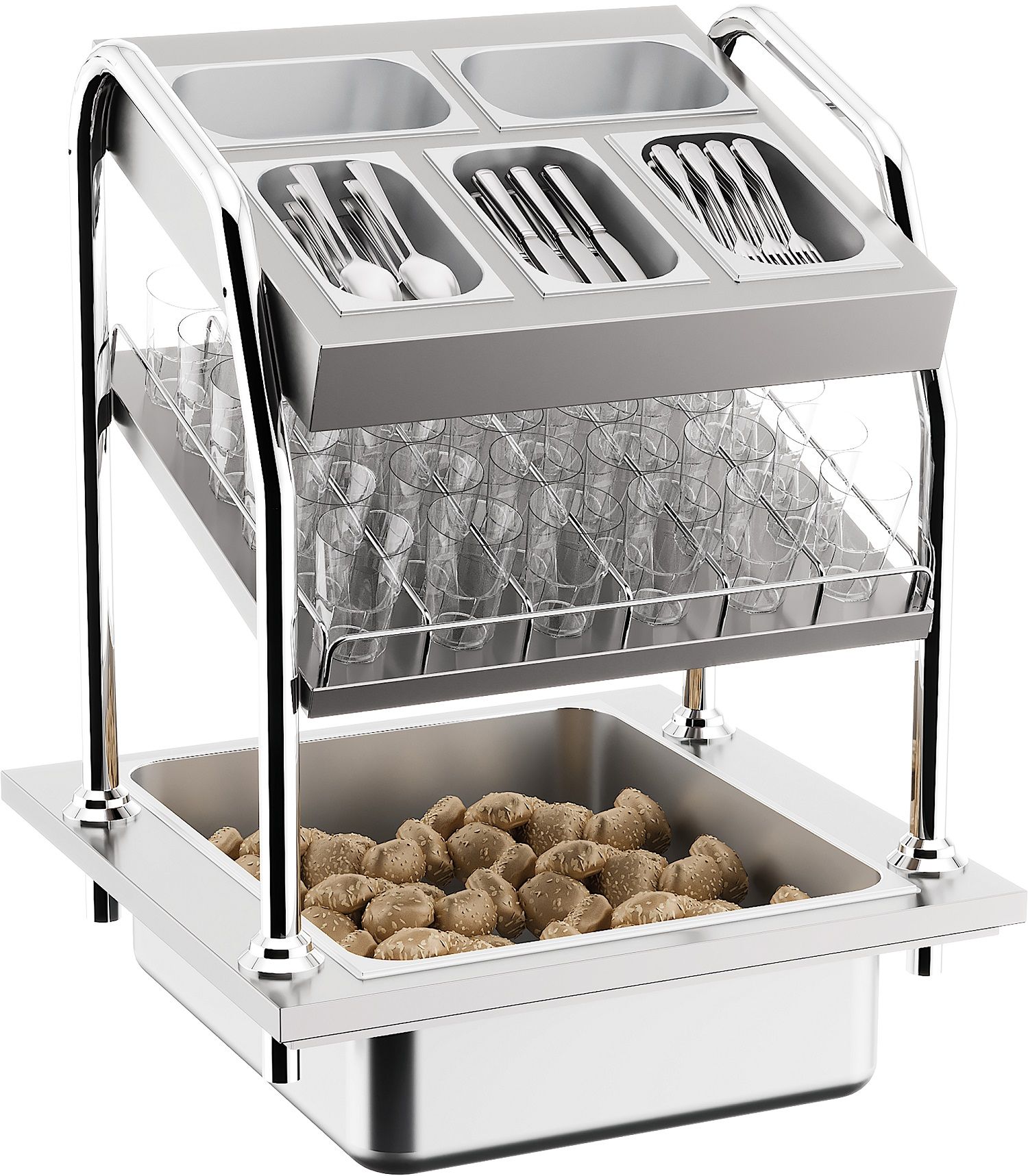 CombiSteel Drop-in Cutlery Unit