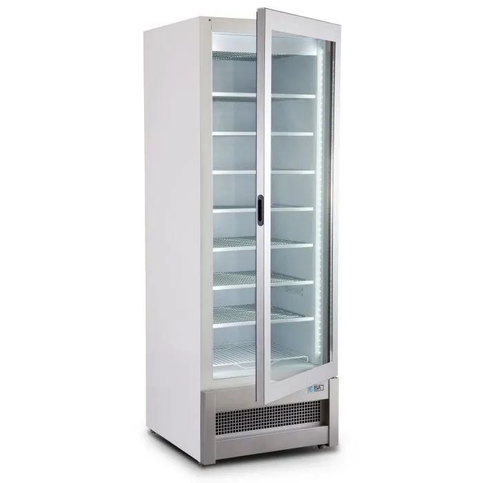 CombiSteel  Stainless Steel Glass Door Freezer Static 353 Litre