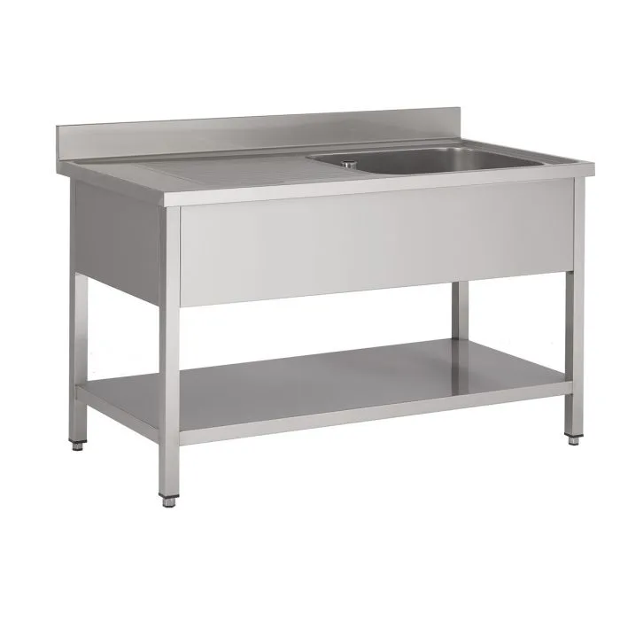 CombiSteel 600 Stainless Steel Sink Unit Side 1200 Range