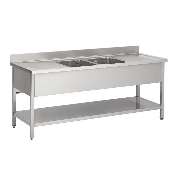 CombiSteel 700 Middle Shelf 2 Stainless Steel Sink Unit Range