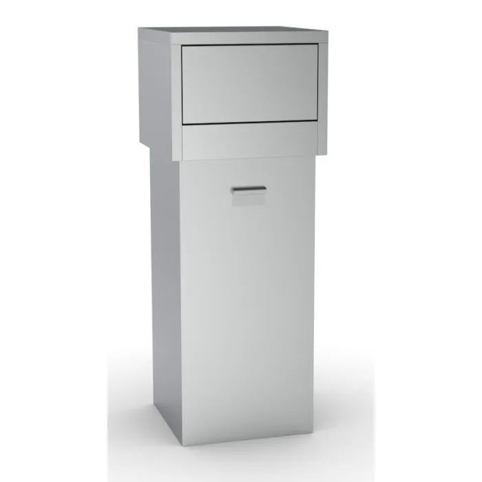 Stainless Steel Waste Bin 80 Litre