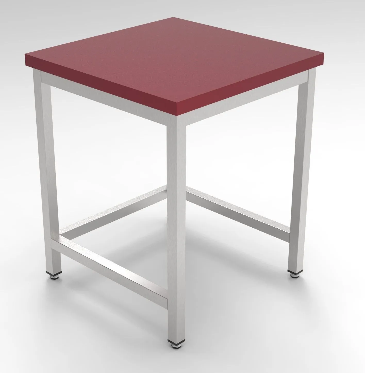 CombiSteel Polyethylene Chopping Block Table 400X400