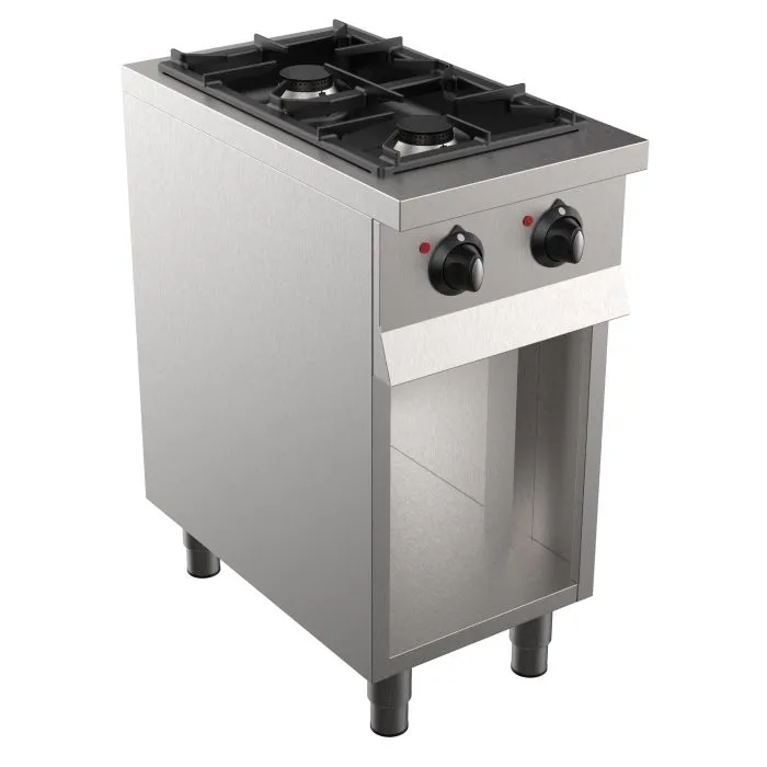 CombiSteel Base 700 Gas Range 2 Burners Freestanding