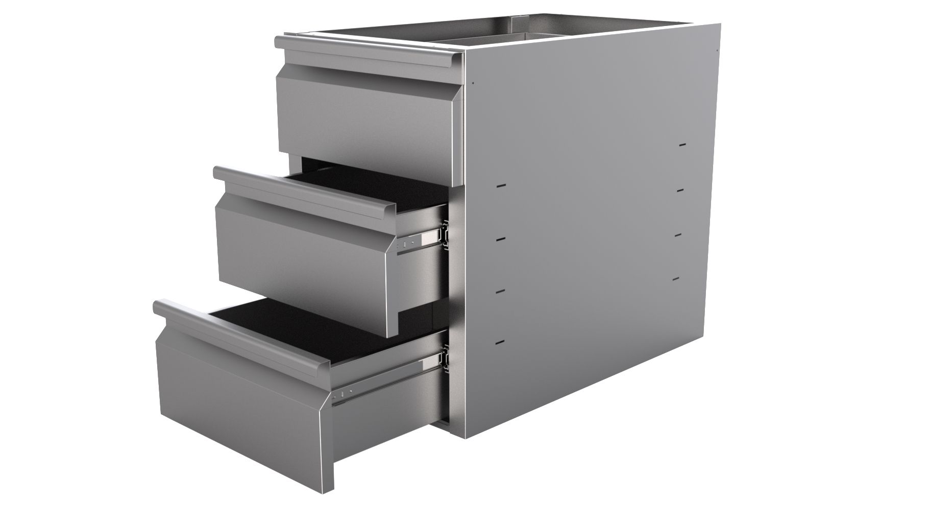 CombiSteel Drawerset 3 Drawers for Table 600 Range