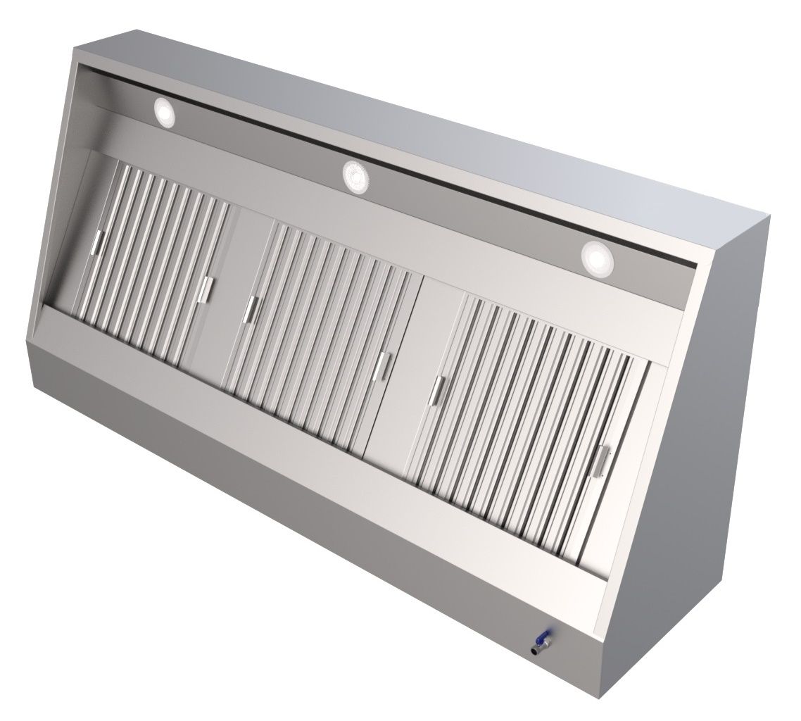 CombiSteel 1100 Wall-Mounted Extractor Hood 1600