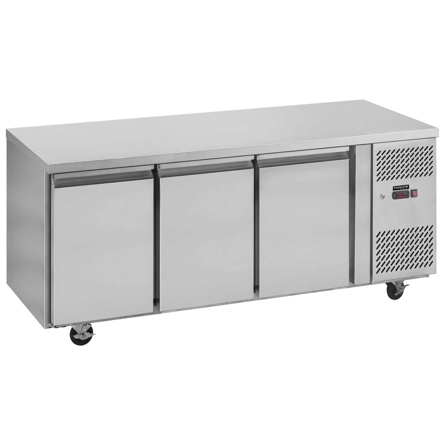 Interlevin PHF Range Gastronorm Counter Freezer 3 Doors
