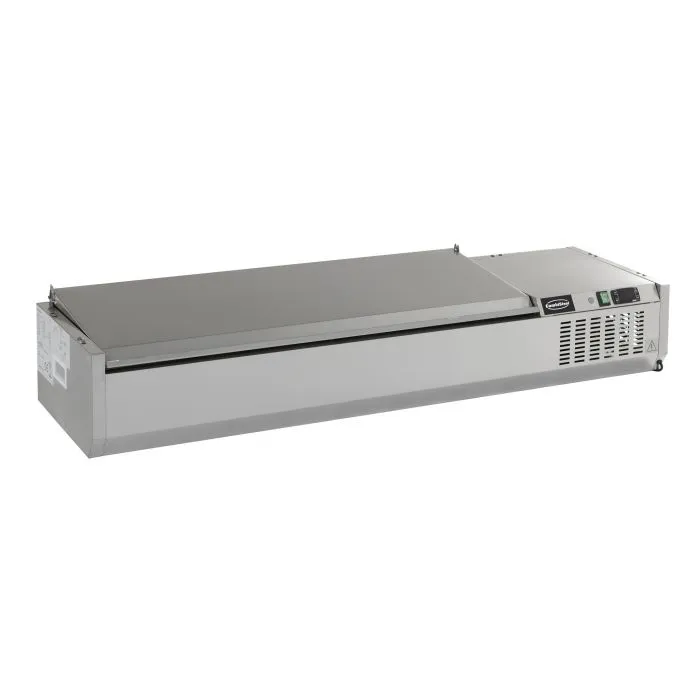 CombiSteel Refrigerated CounterTop Stainless Steel Lid 1/3 Bain-Marie Range