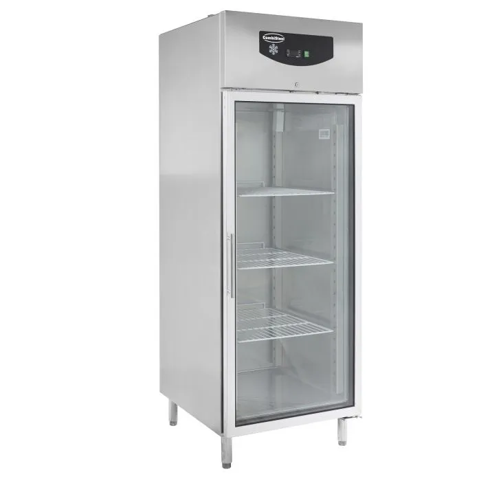 CombiSteel Refrigerator Mono Block Single Stainless Steel Glass Door 597 Litre
