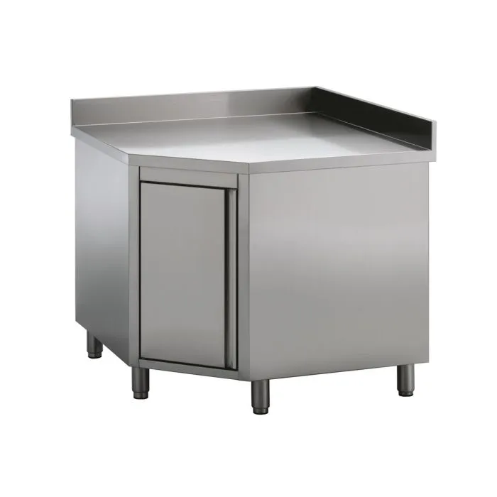 CombiSteel 700 Corner Table with Hinge Door