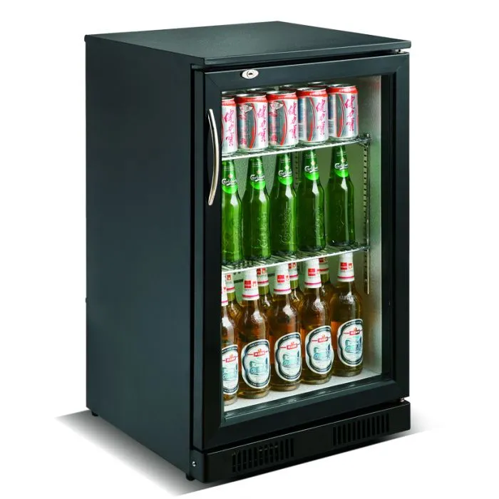 CombiSteel Backbar Cooler Black 1 Glass Door