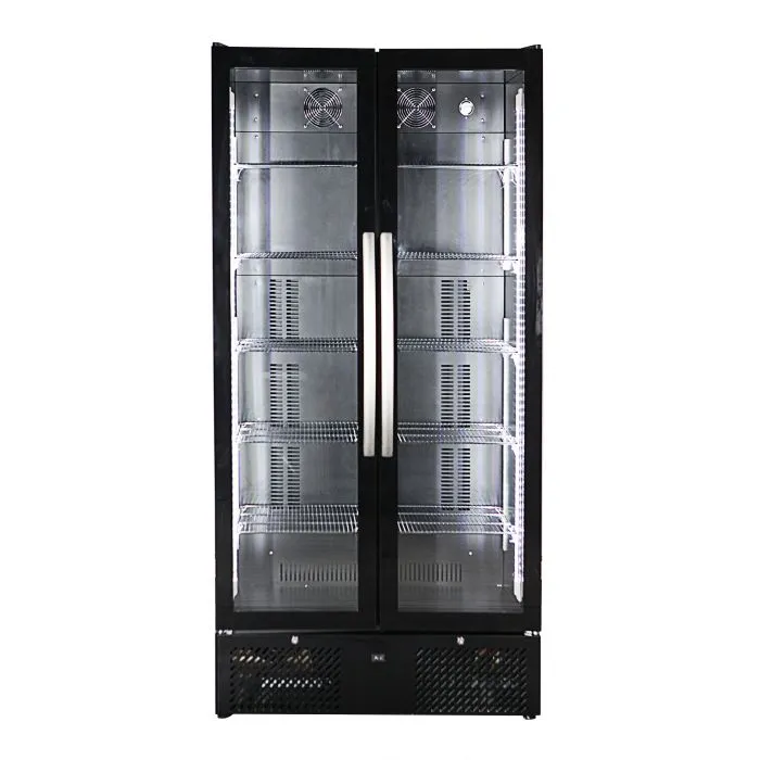 CombiSteel Backbar Double Full Glass Door Upright 458 Litre Beer Cooler