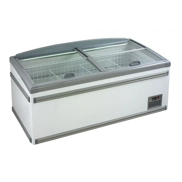 CombiSteel Supermarket Chest Freezer White Head Element 630 Litre