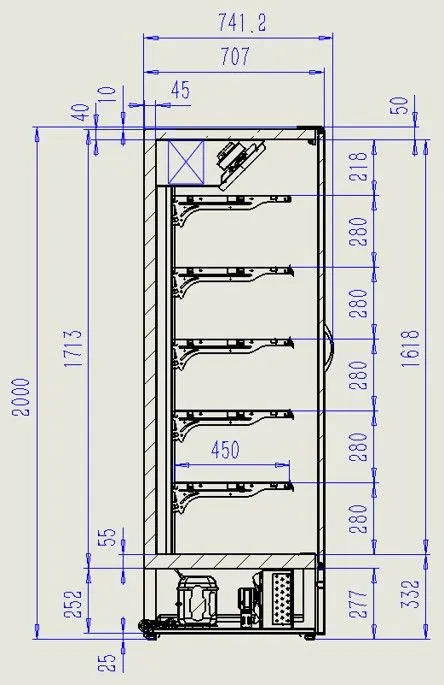 CombiSteel Wall Mounted Unit Marco 2.5