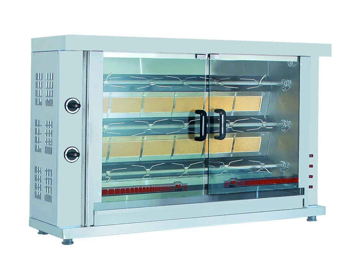 CombiSteel Chicken Rotisserie Gas Oven 3 Spit