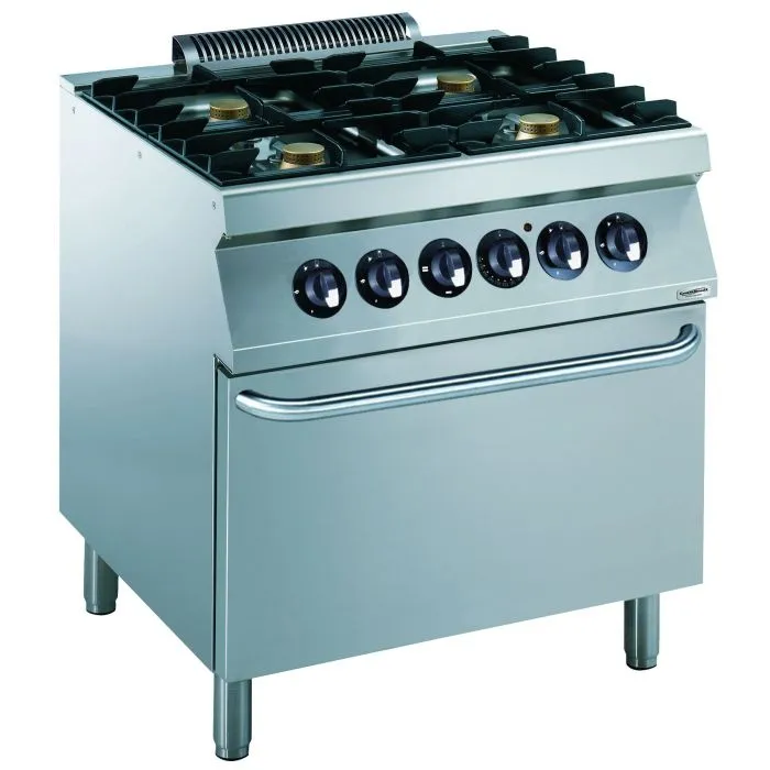 CombiSteel Pro 700 Gas 4 Burners with Electric Oven