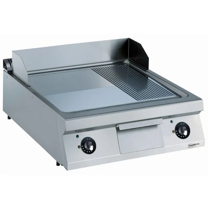 CombiSteel Pro 900 Electric FryTop Chrome RIBBED Surface 15kW