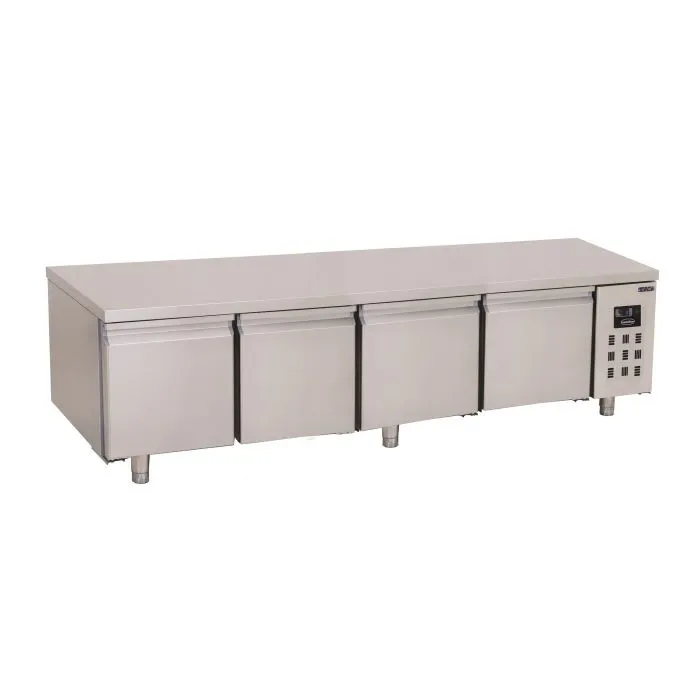 CombiSteel Counter 600 Height Pro Line Refrigerator 4 Door