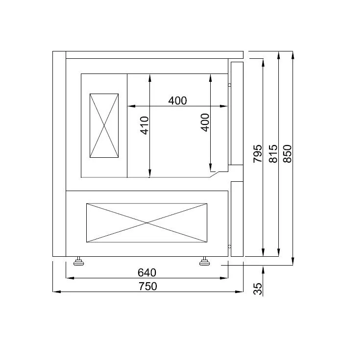 Combisteel 5 Rack Blast Chiller