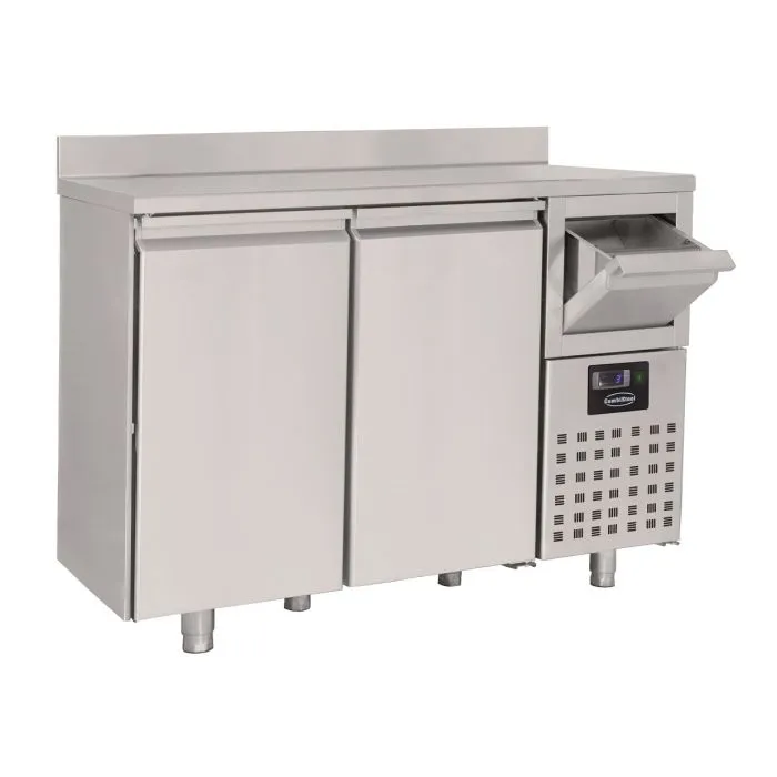 CombiSteel Counter 600 Refrigerated Counter 2 Doors with Coffee Disposal Drawer