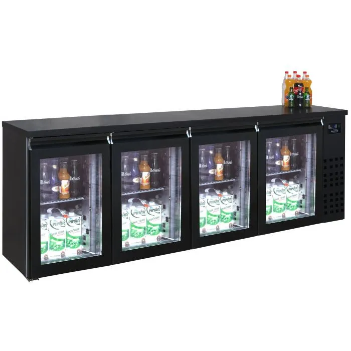 CombiSteel Backbar Counter 4 Glass Doors