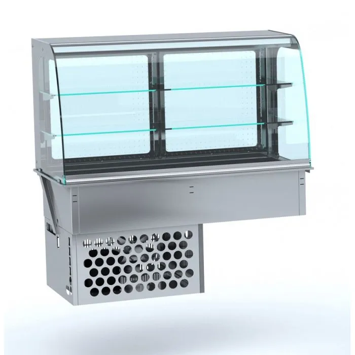 CombiSteel Drop-In Curved Refrigerated Display - CLOSED