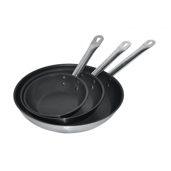 CombiSteel Stainless Steel Frypan non-stick Range