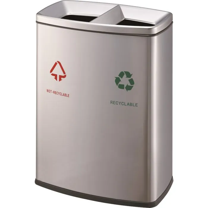 Recycle Bin 60 Litre Stainless Steel