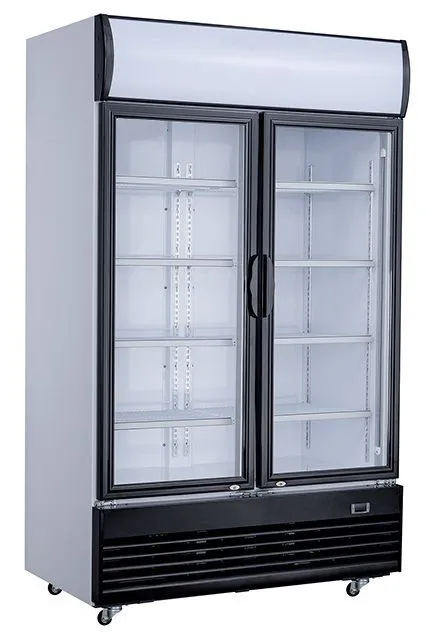 CombiSteel 2 Glass Door Refrigerator 1000L