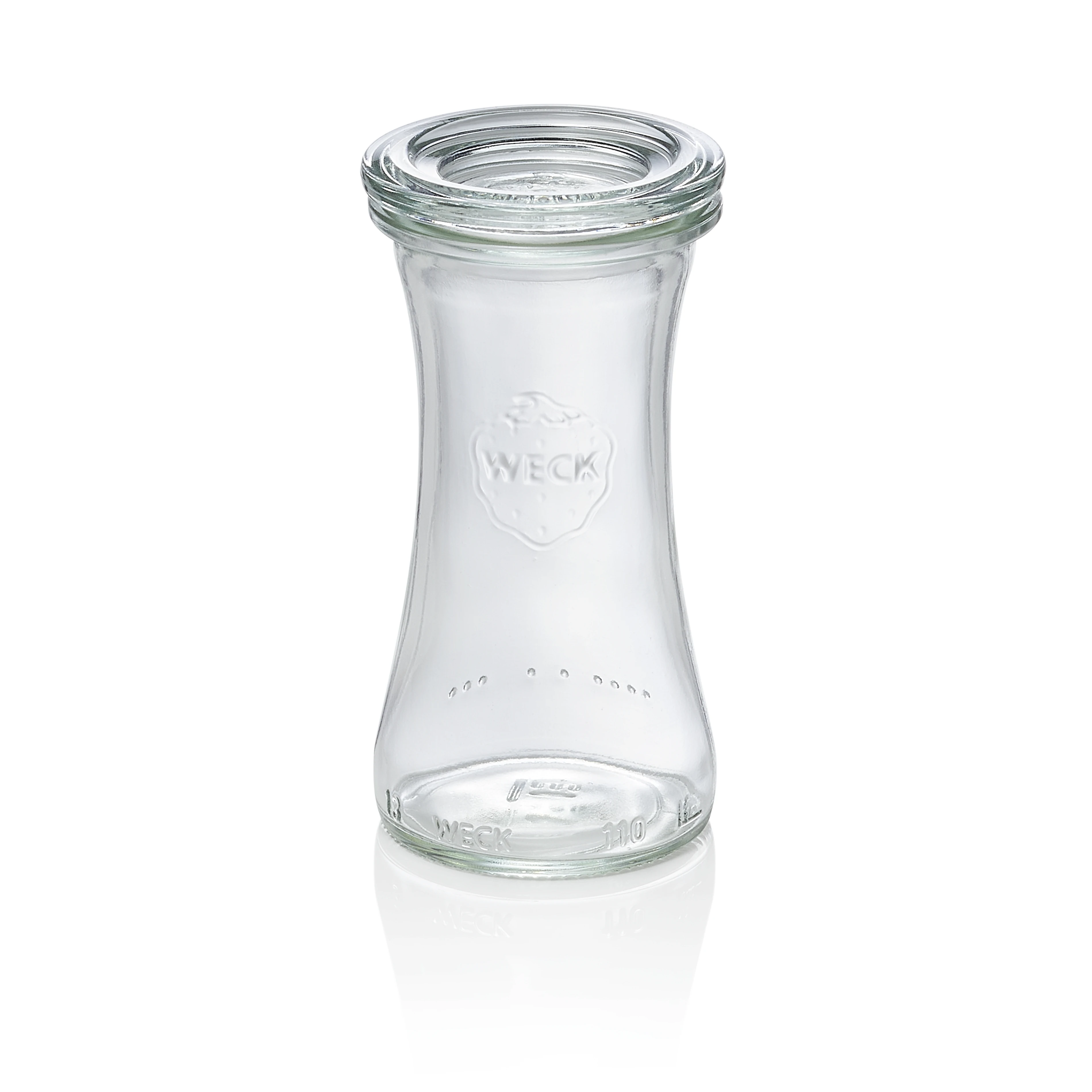 Delicacies glass jar