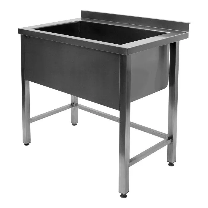 CombiSteel Sink Unit Freestanding w/ Splashback Range