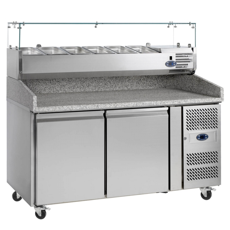 Tefcold PT Range 2 Doors Preparation Counter